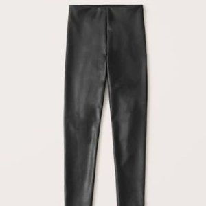 Abercrombie & Fitch Vegan Leather Leggings Women's Size L